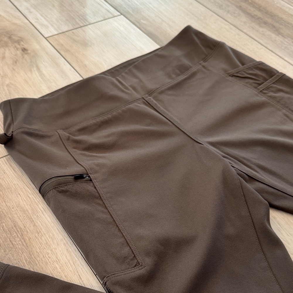 Carhartt Force Fitted Lightweight Utility Leggings Women’s L Tarmac Olive Green - Picture 6 of 12